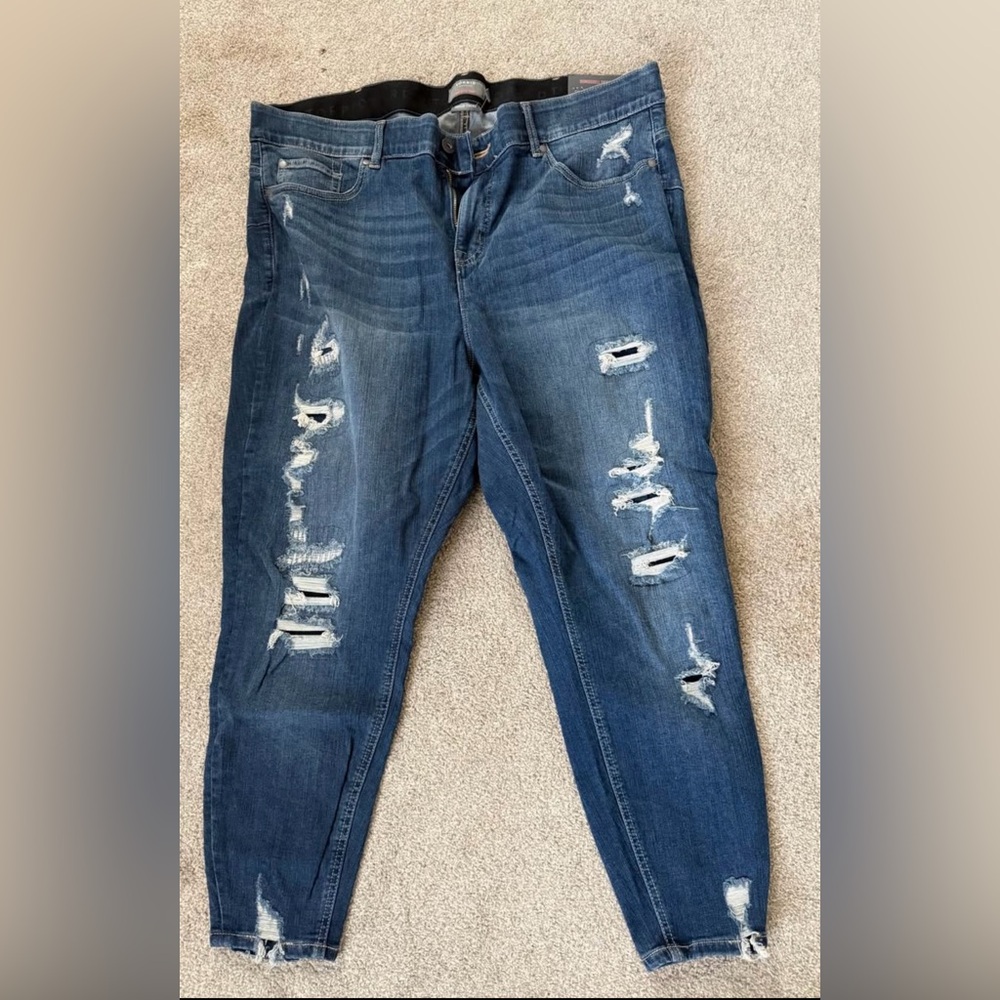 Torrid Distressed Blue Jeans Jeggings